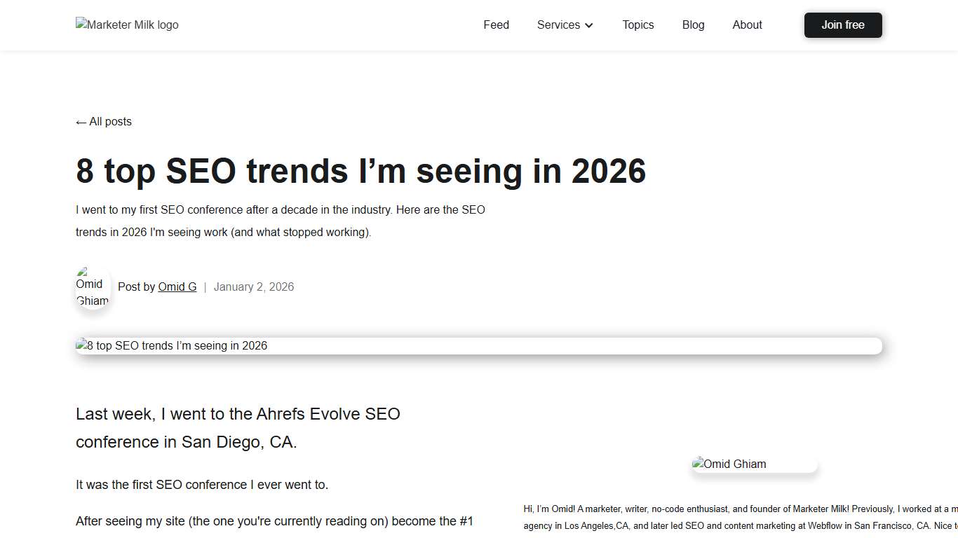 8 top SEO trends I’m seeing in 2026 Marketer Milk